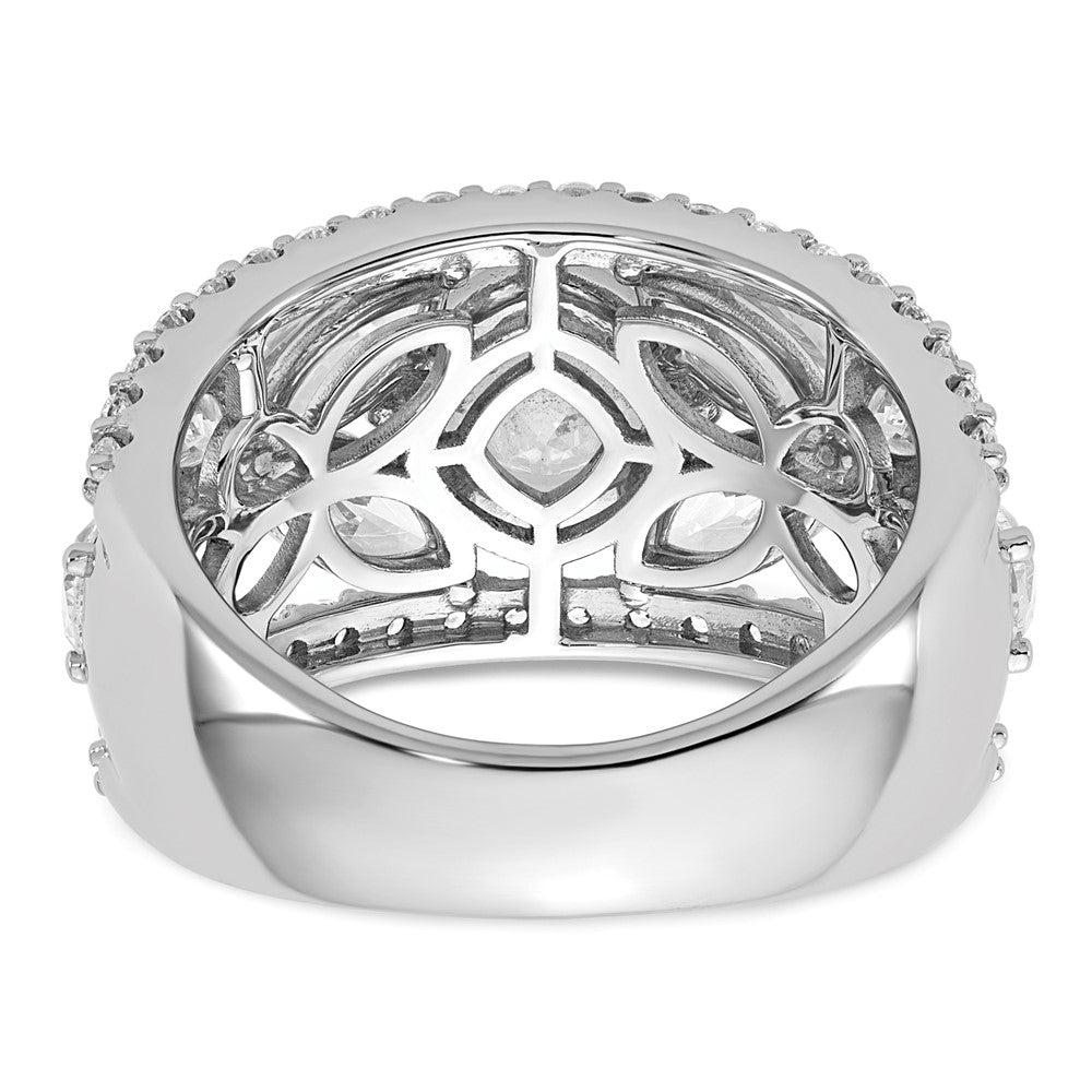 14k WG Lab Grown Dia VS+ F+ 4.5ct Complete Anniversary Band