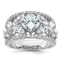 14k WG Lab Grown Dia VS+ F+ 4.5ct Complete Anniversary Band