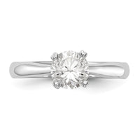 14kw 3/4 ct Cert Comp Lab Grown Diamond VS/SI+ G+ Round Solitaire Ring