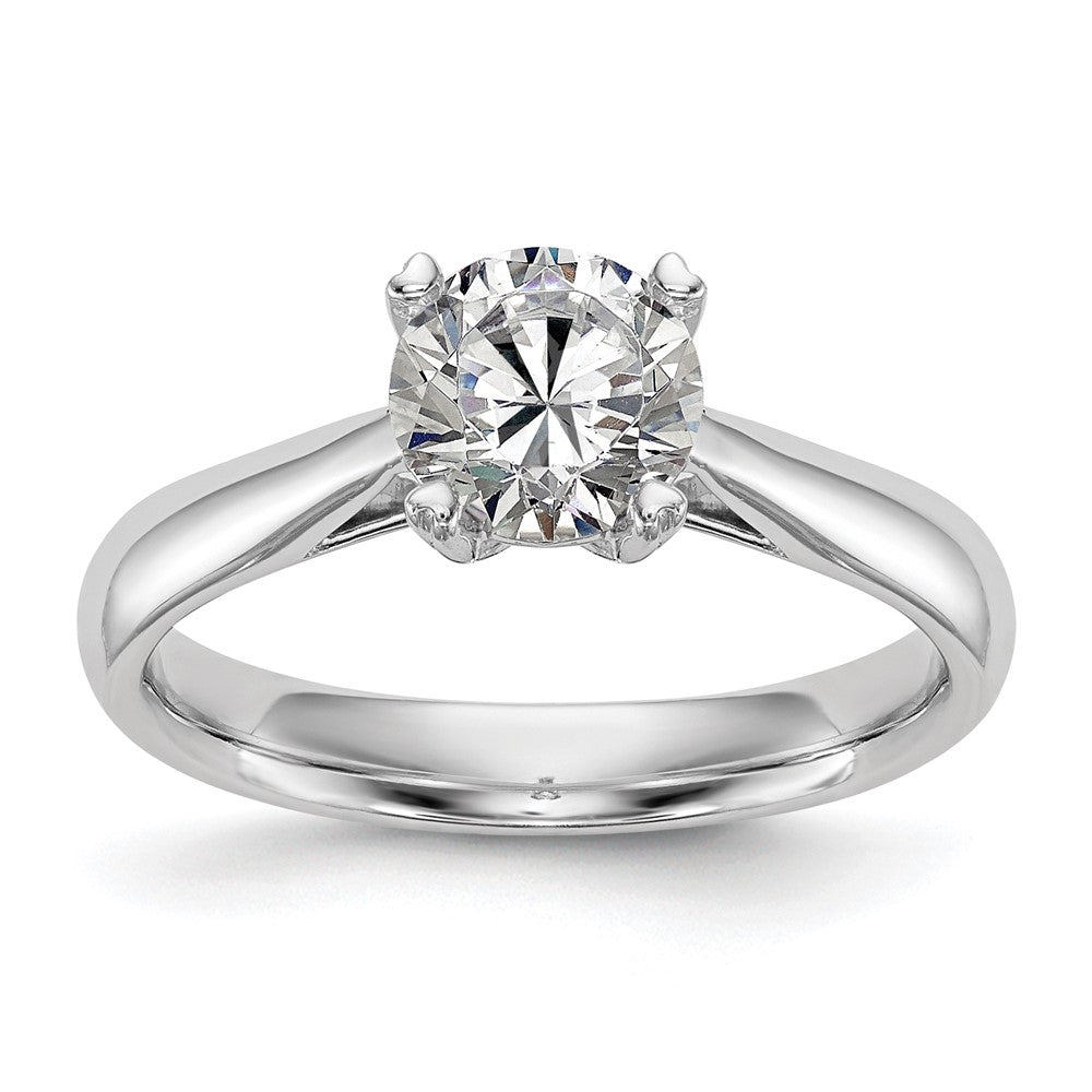 14kw 3/4 ct Cert Comp Lab Grown Diamond VS/SI+ G+ Round Solitaire Ring
