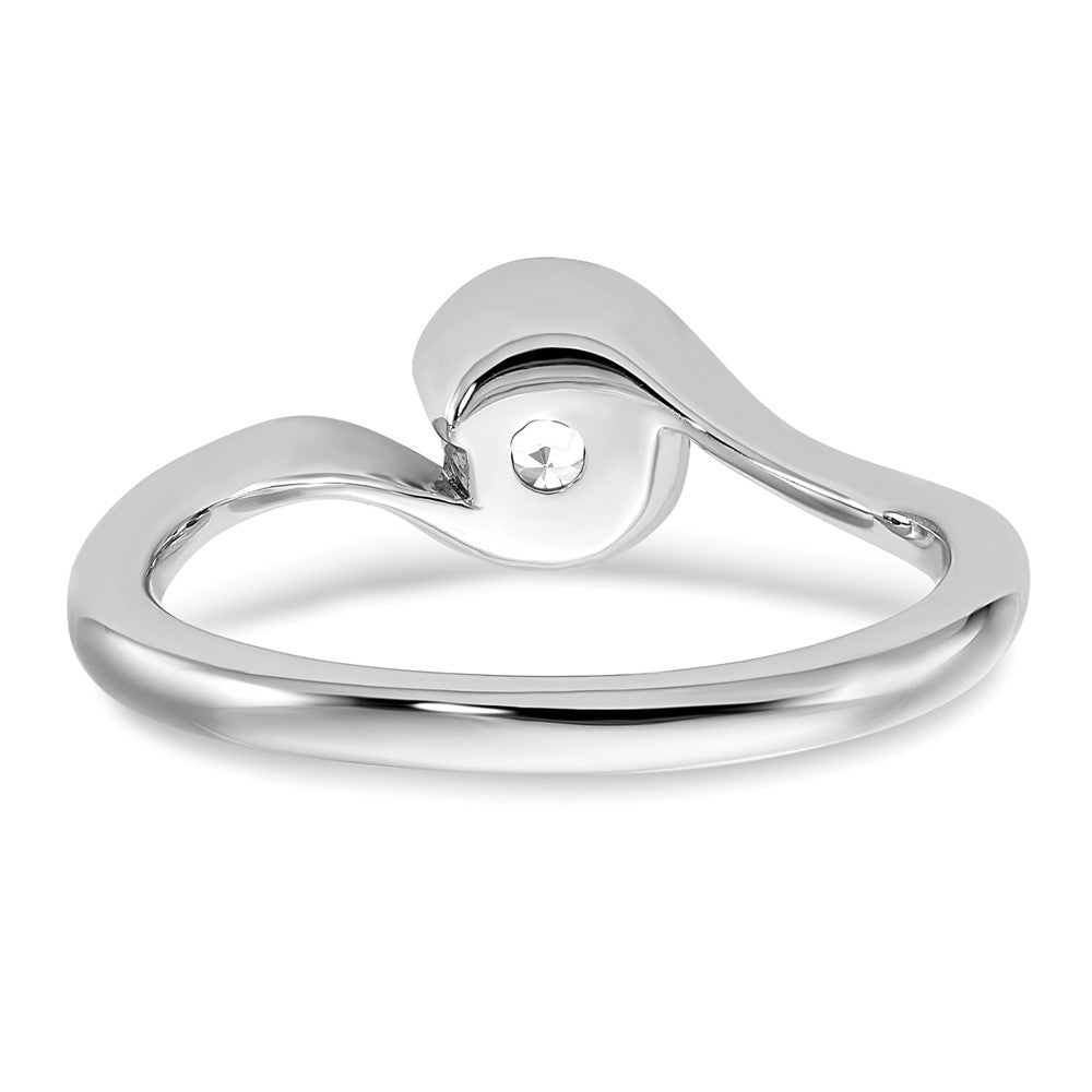 14kw 1/2 ct Lab Grown Diamond VS/SI+ G+ Complete Round Solitaire Ring