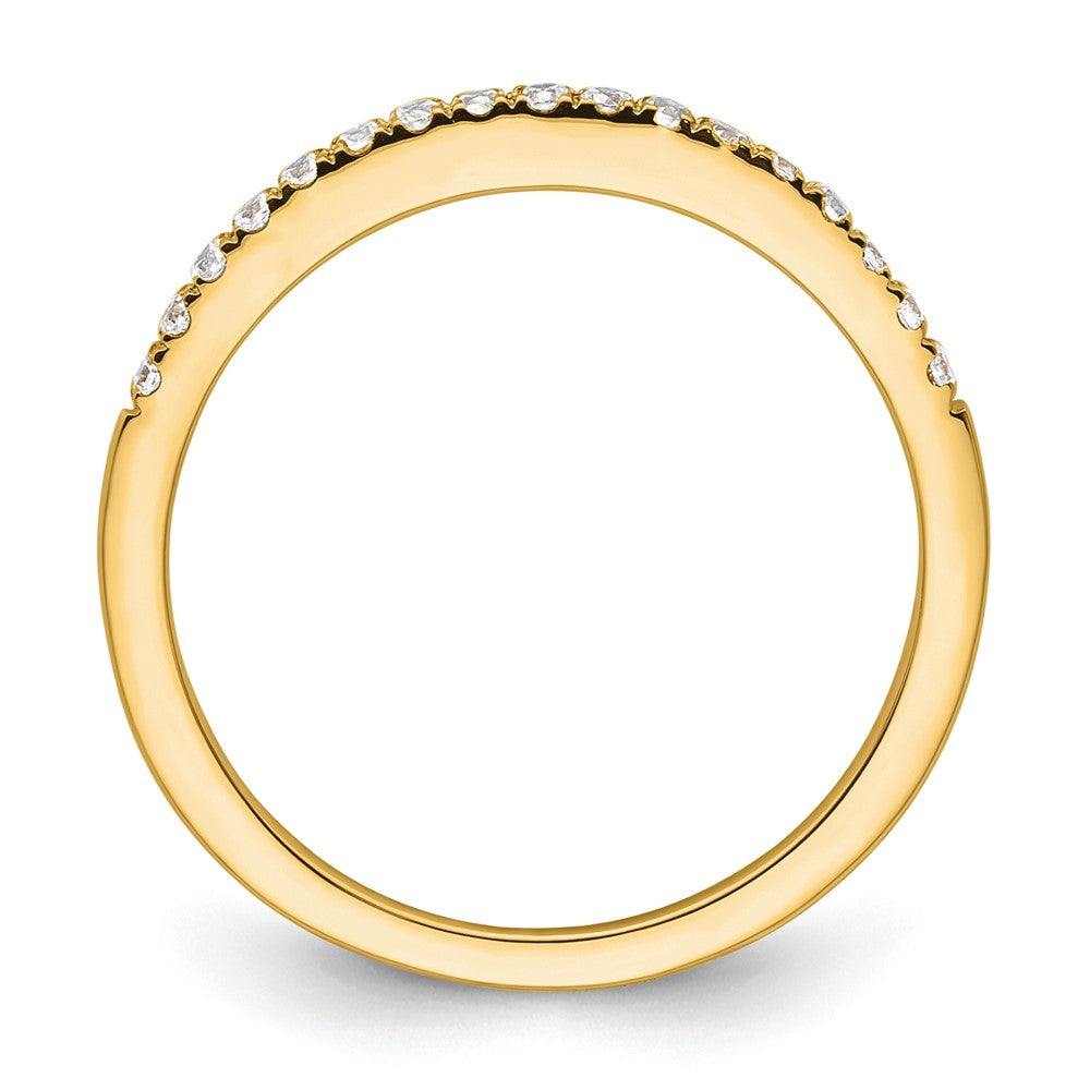 14k 1/6ct Lab Grown Diamond VS/SI+ G+ Comp Wedding Band