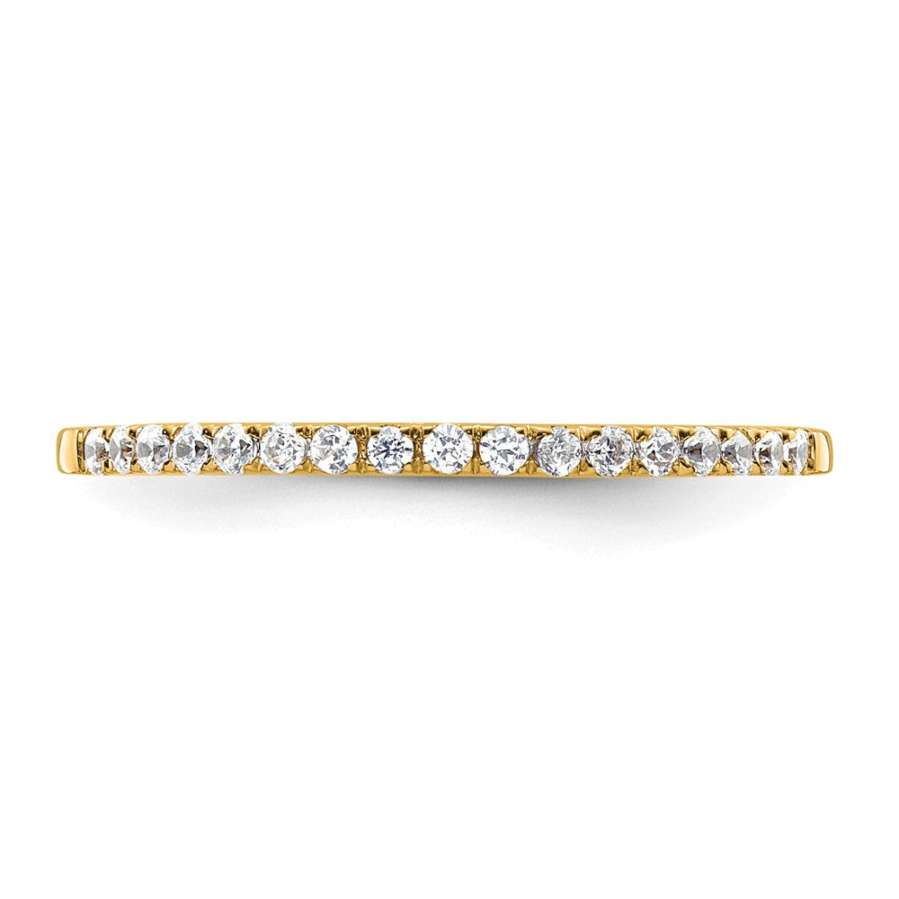 14k 1/6ct Lab Grown Diamond VS/SI+ G+ Comp Wedding Band