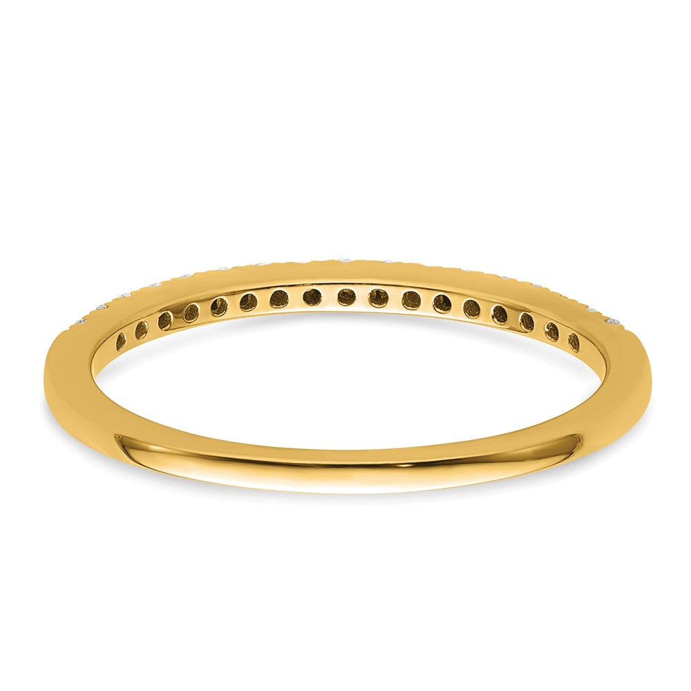 14k 1/6ct Lab Grown Diamond VS/SI+ G+ Comp Wedding Band