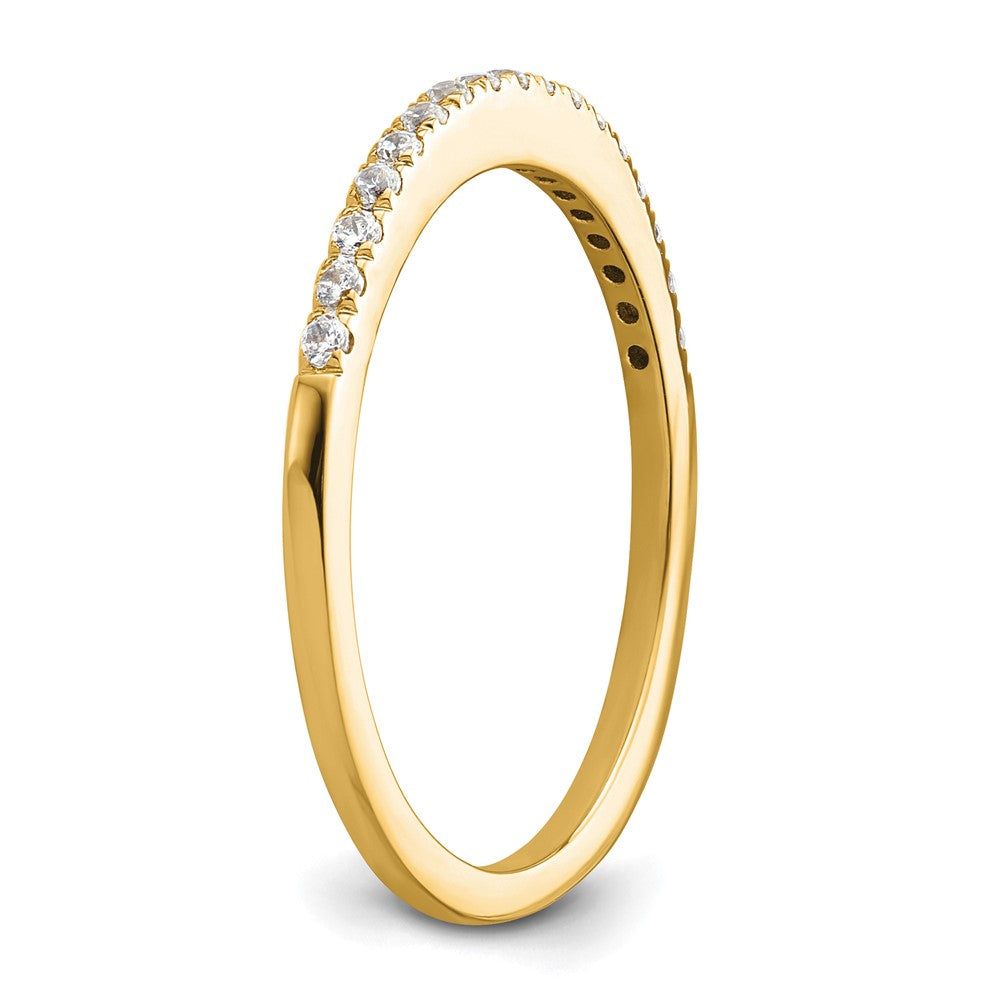 14k 1/6ct Lab Grown Diamond VS/SI+ G+ Comp Wedding Band