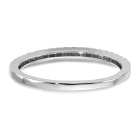 14k White Gold 1/5ct Lab Grown Diamond VS/SI+ G+ Comp Wedding Band