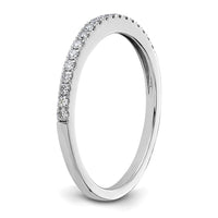 14k White Gold 1/5ct Lab Grown Diamond VS/SI+ G+ Comp Wedding Band