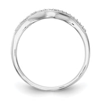 14k White Gold 1/10ct Lab Grown Diamond VS/SI+ G+ Complete Wedding Band