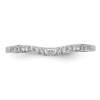 14k White Gold 1/10ct Lab Grown Diamond VS/SI+ G+ Complete Wedding Band