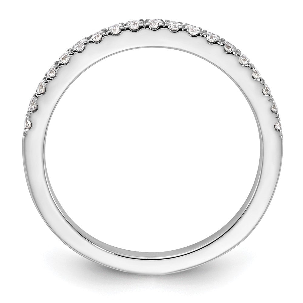 14k White Gold 1/5 ct Lab Grown Diamond VS/SI+ G+ Complete Wedding Band