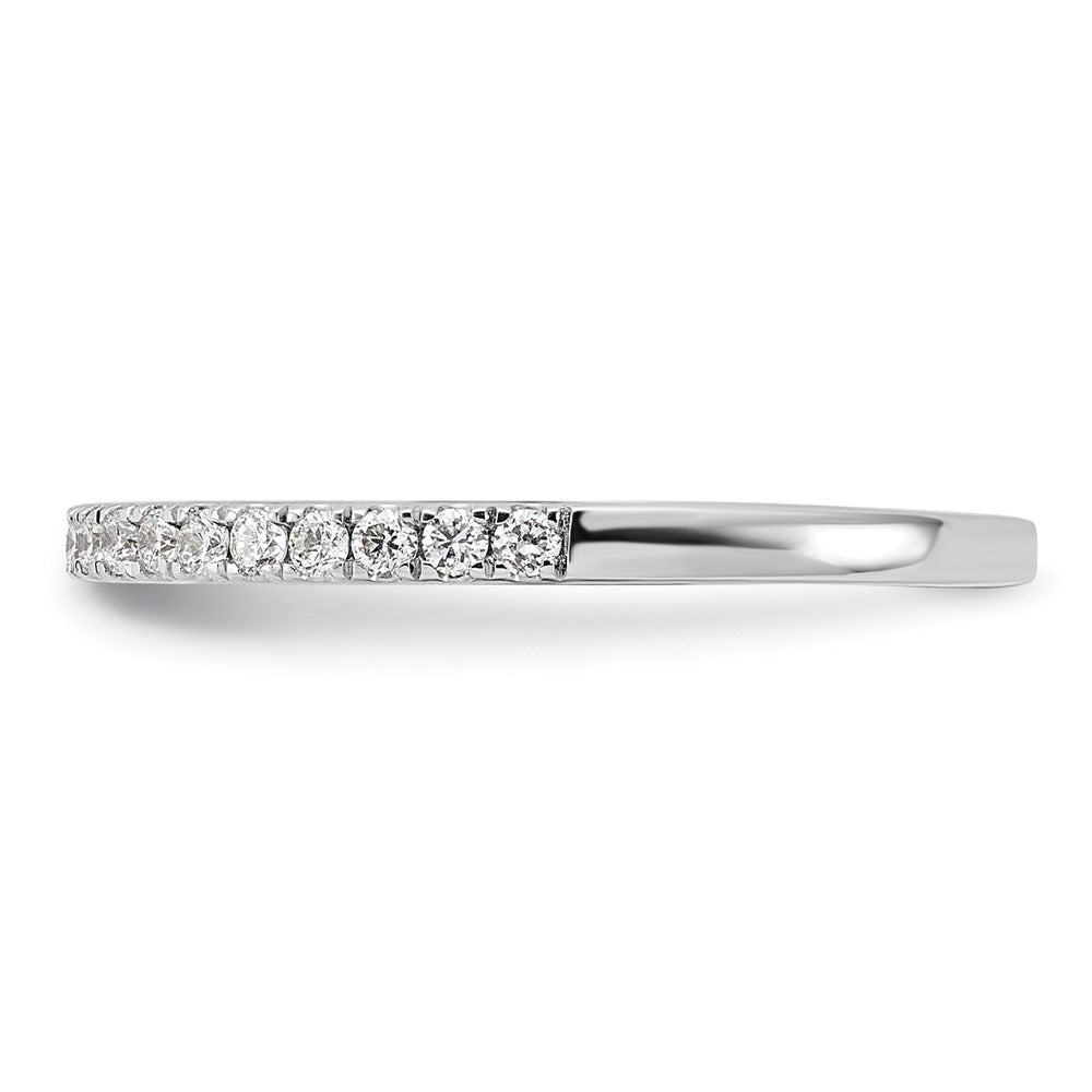 14k White Gold 1/5 ct Lab Grown Diamond VS/SI+ G+ Complete Wedding Band