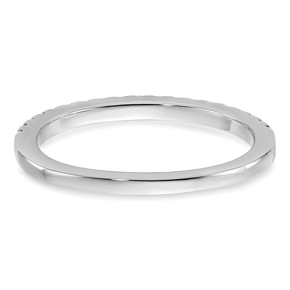 14k White Gold 1/5 ct Lab Grown Diamond VS/SI+ G+ Complete Wedding Band