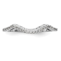 14kw 1/8ct Lab Grown Diamond VS/SI+ G+ Comp Contoured Wedding Band