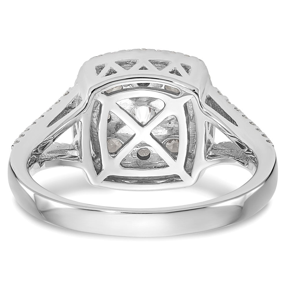 14kw 1ct Lab Grown Diamond VS/SI+ G+ Complete Cluster Eng Ring
