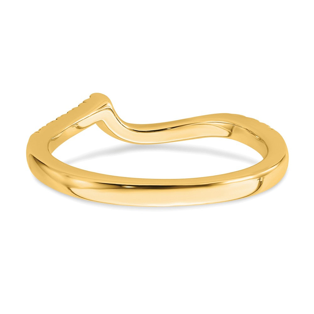 14k 1/5 c Lab Grown Diamond VS/SI+ G+ Complete Wedding Band