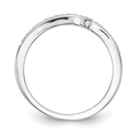 10k White Gold 1/10 ct Lab Grown Diamond VS/SI+ G+ Complete Wedding Band