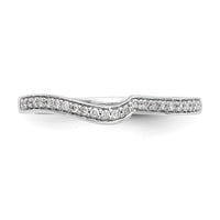 10k White Gold 1/10 ct Lab Grown Diamond VS/SI+ G+ Complete Wedding Band