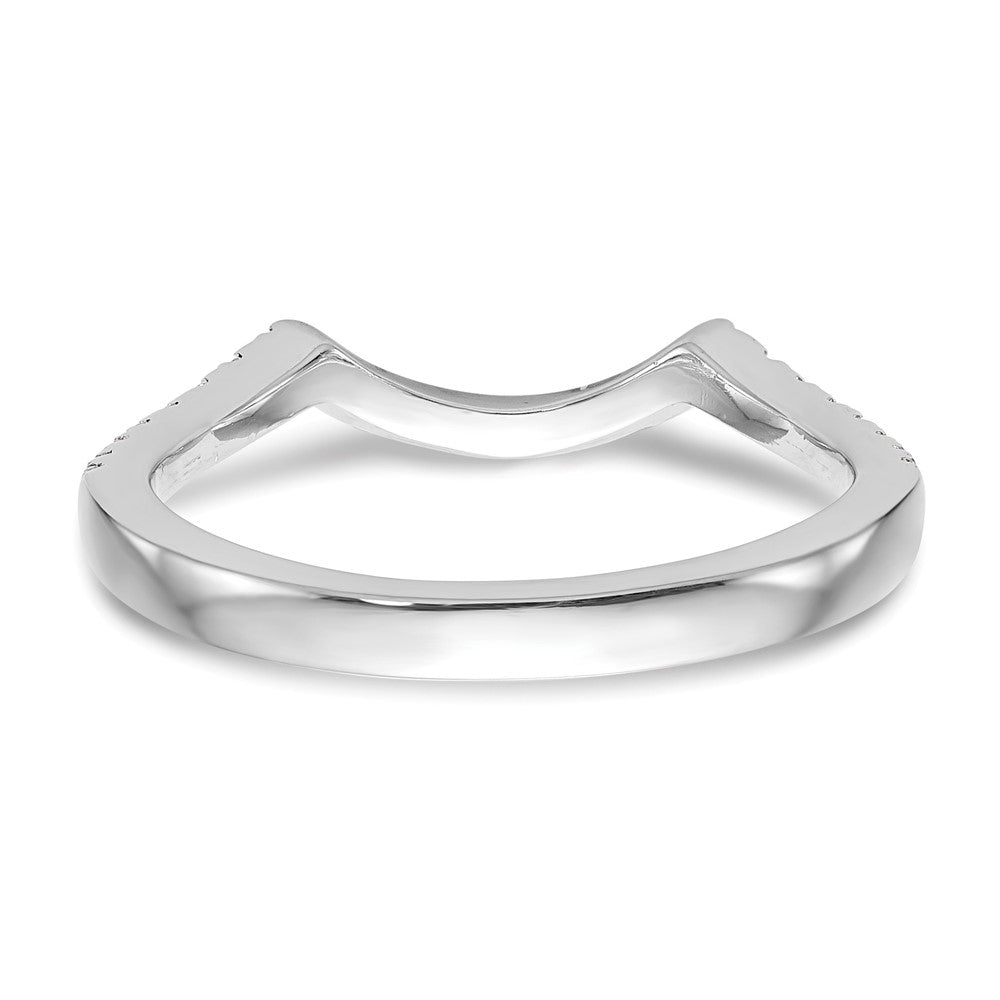 14k White Gold 1/4 ct Lab Grown Diamond VS/SI+ G+ Complete Wedding Band