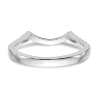 14k White Gold 1/4 ct Lab Grown Diamond VS/SI+ G+ Complete Wedding Band