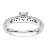 14kw 3/4ct Lab Grown Diamond VS/SI+ G+ Round Comp Engagement Ring
