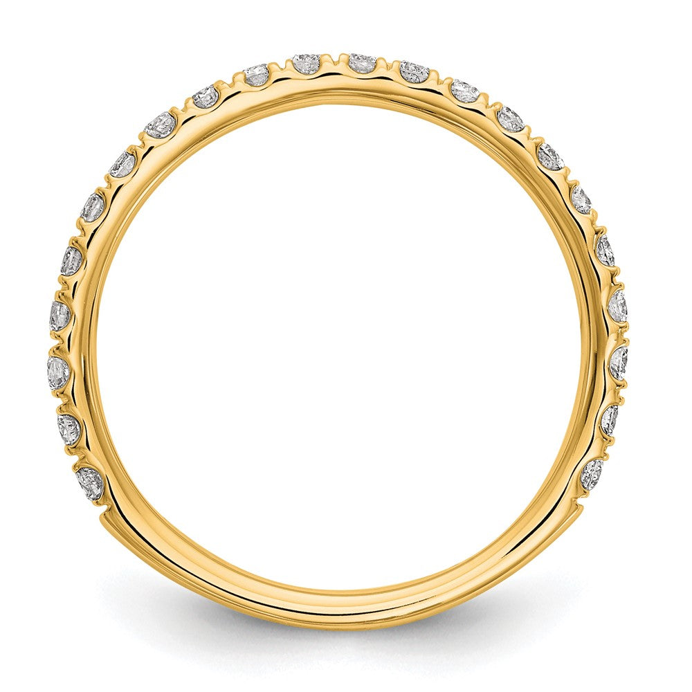 14k 3/8 ct Lab Grown Diamond VS/SI+ G+ Complete Wedding Band