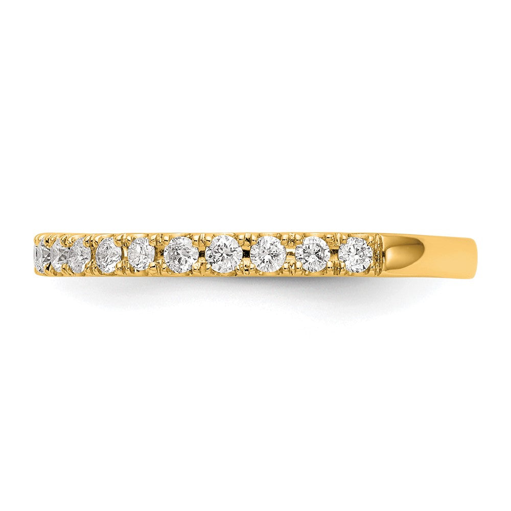 14k 3/8 ct Lab Grown Diamond VS/SI+ G+ Complete Wedding Band