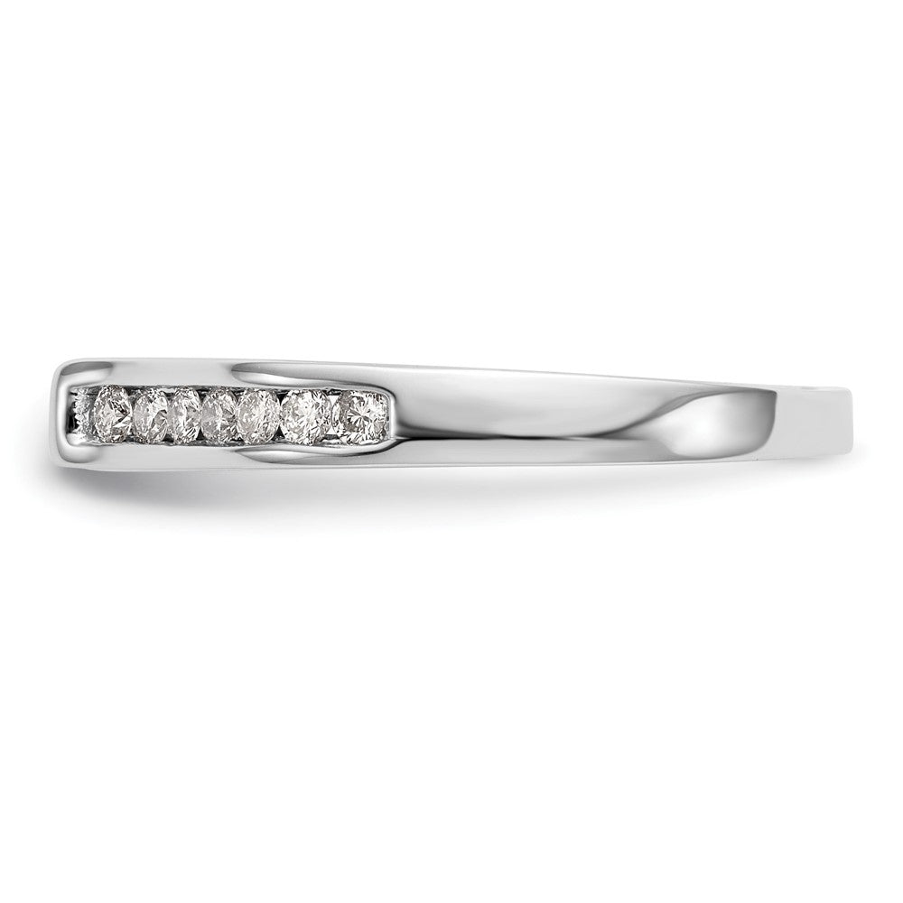 14k White Gold 1/3 ct Lab Grown Dia VS/SI+ G+ Semi Peg Set Engagement Ring