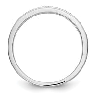 14k White Gold 1/8 ct Lab Grown Diamond VS/SI+ G+ Complete Wedding Band