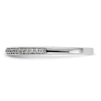 14k White Gold 1/8 ct Lab Grown Diamond VS/SI+ G+ Complete Wedding Band