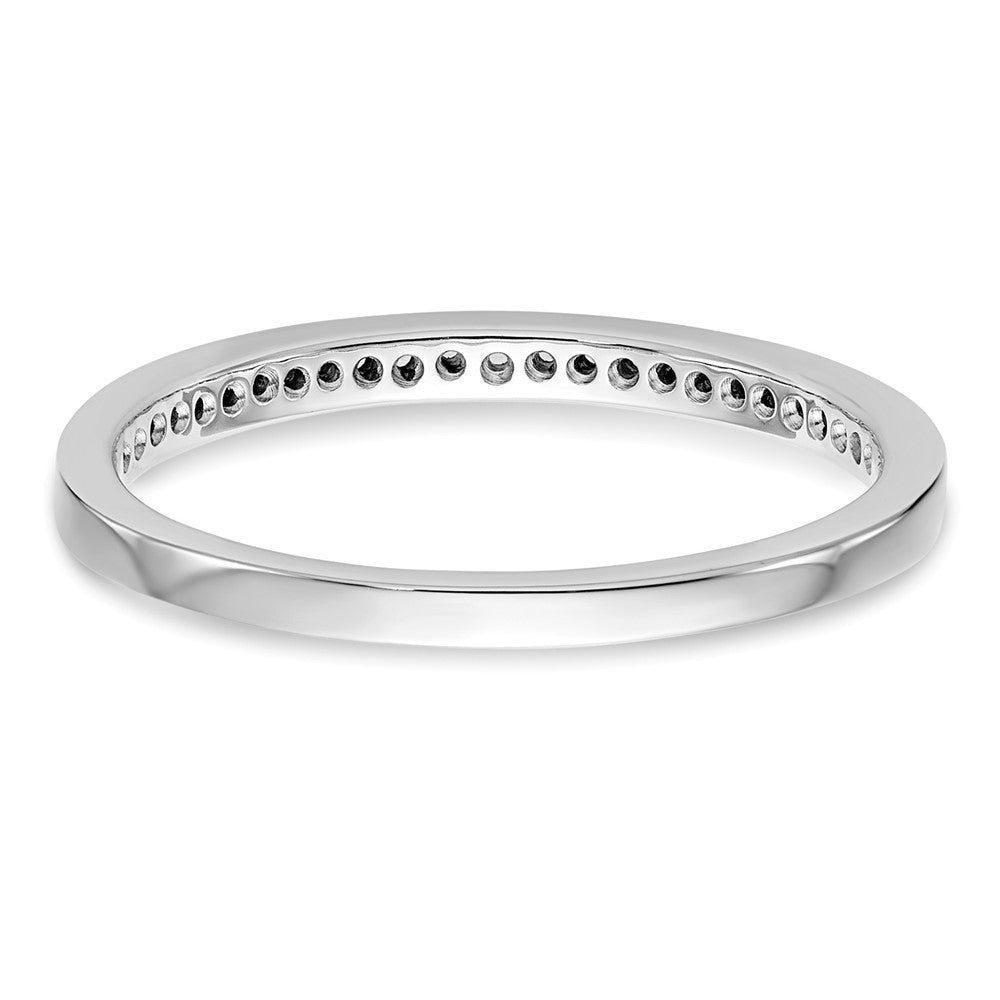 14k White Gold 1/8 ct Lab Grown Diamond VS/SI+ G+ Complete Wedding Band