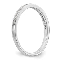 14k White Gold 1/8 ct Lab Grown Diamond VS/SI+ G+ Complete Wedding Band