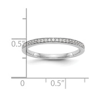14k White Gold 1/8 ct Lab Grown Diamond VS/SI+ G+ Complete Wedding Band