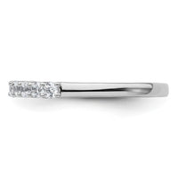 14k White Gold 1/2 ct Lab Grown Diamond VS/SI+ G+ Complete Wedding Band
