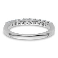 14k White Gold 1/2 ct Lab Grown Diamond VS/SI+ G+ Complete Wedding Band