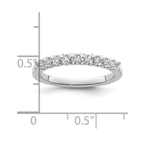 14k White Gold 1/2 ct Lab Grown Diamond VS/SI+ G+ Complete Wedding Band