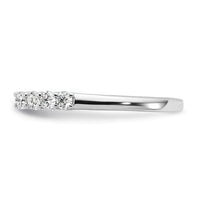 14k White Gold 1/2 ct Lab Grown Dia VS/SI+ G+ Semi Peg Set Engagement Ring