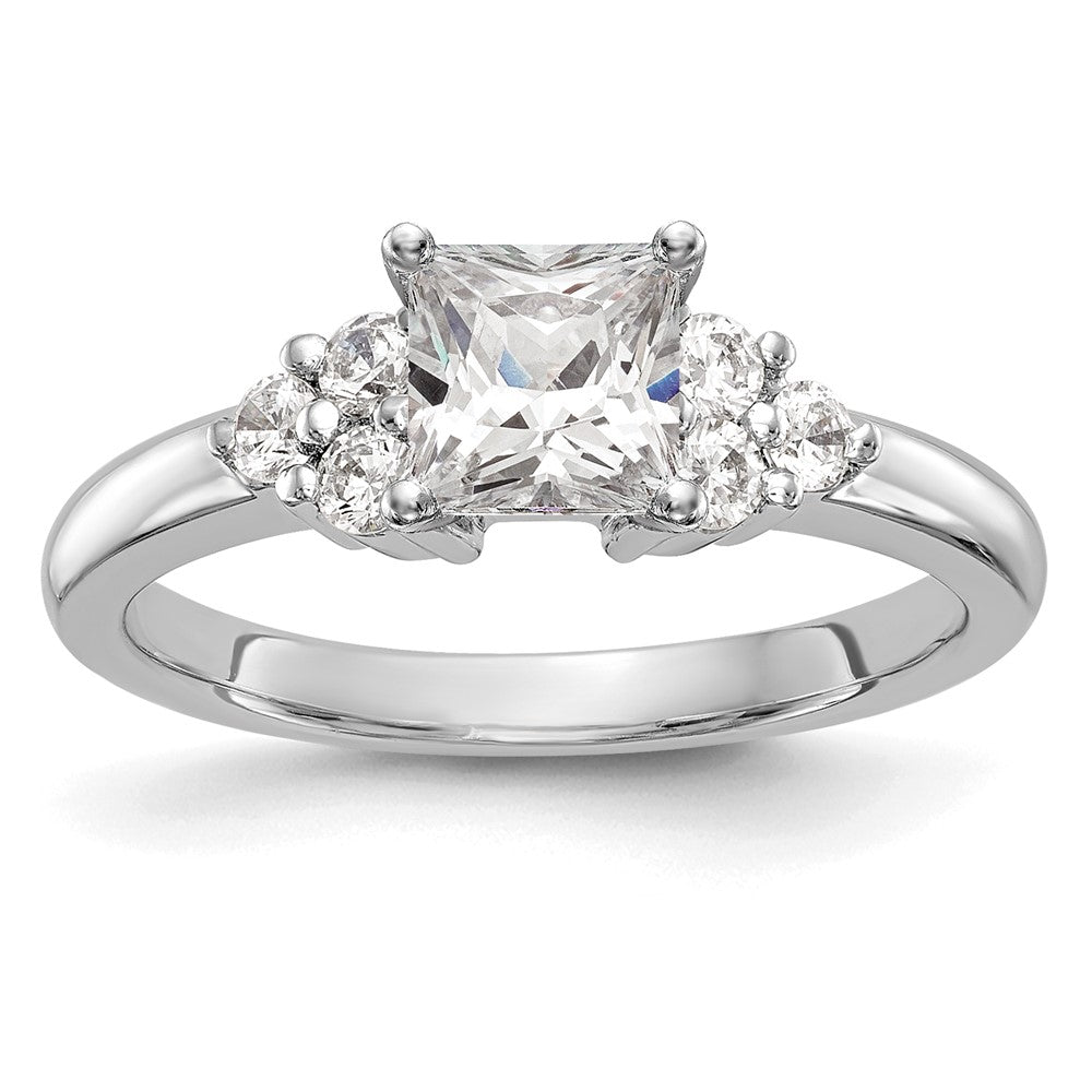 14kw 1/4 ct Lab Grown Dia VS/SI+ G+ Semi-Mount Peg Set Engagement Ring