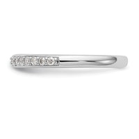 14k White Gold 1/4 ct Lab Grown Diamond VS/SI+ G+ Complete Wedding Band