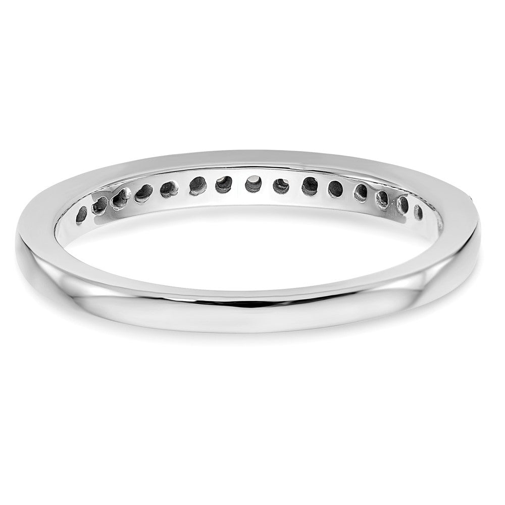 14k White Gold 1/4 ct Lab Grown Diamond VS/SI+ G+ Complete Wedding Band