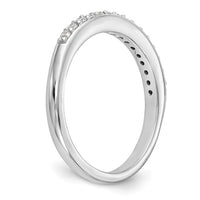 14k White Gold 1/4 ct Lab Grown Diamond VS/SI+ G+ Complete Wedding Band