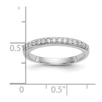 14k White Gold 1/4 ct Lab Grown Diamond VS/SI+ G+ Complete Wedding Band
