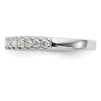 14k White Gold 1/2 ct Lab Grown Diamond VS/SI+ G+ Complete Wedding Band