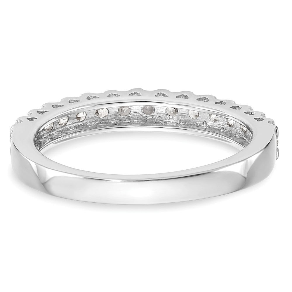 14k White Gold 1/2 ct Lab Grown Diamond VS/SI+ G+ Complete Wedding Band