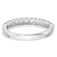 14k White Gold 1/2 ct Lab Grown Diamond VS/SI+ G+ Complete Wedding Band