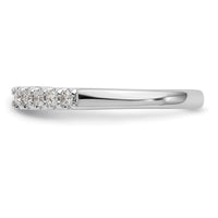 14k White Gold 1/3 ct Lab Grown Dia VS/SI+ G+ Semi Peg Engagement Ring