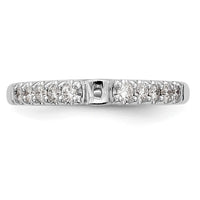 14k White Gold 1/3 ct Lab Grown Dia VS/SI+ G+ Semi Peg Engagement Ring