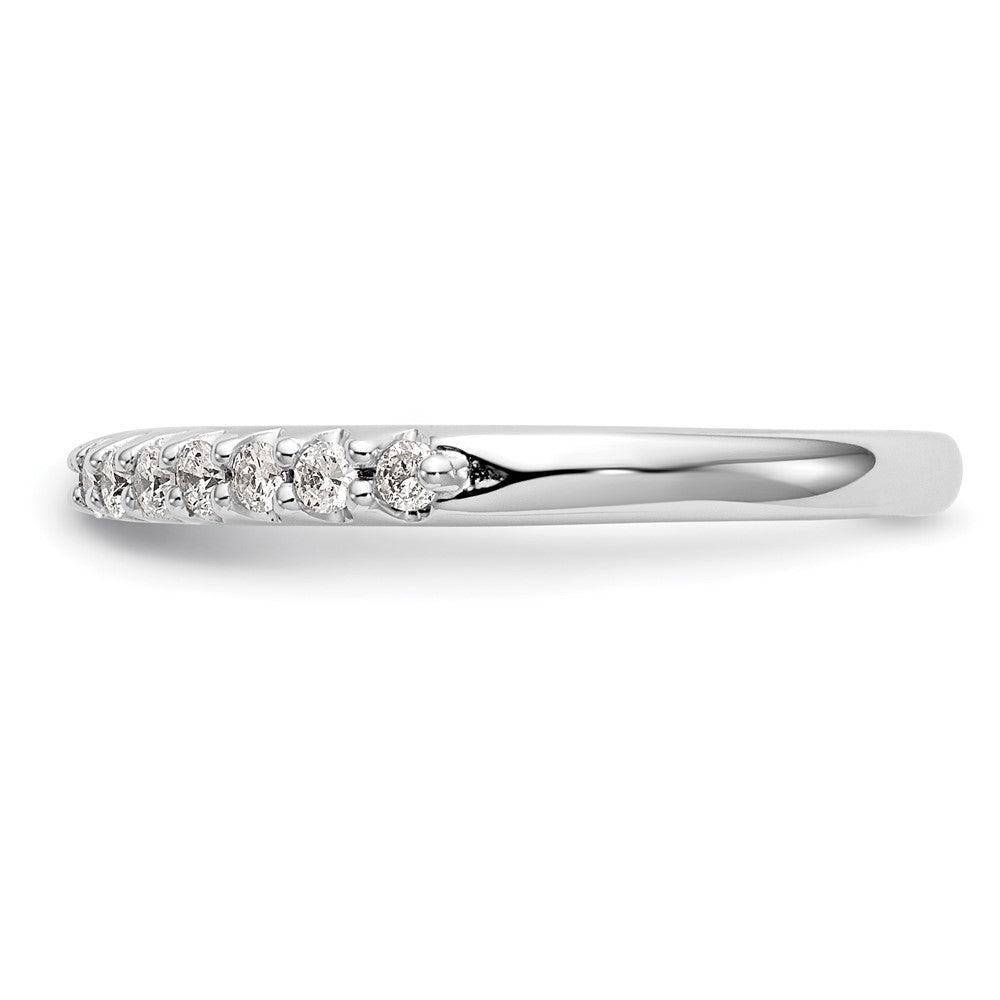 14k White Gold 1/4 ct Lab Grown Diamond VS/SI+ G+ Complete Wedding Band
