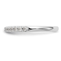 14k White Gold 1/4 ct Lab Grown Diamond VS/SI+ G+ Complete Wedding Band
