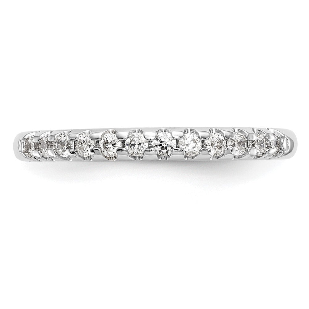 14k White Gold 1/4 ct Lab Grown Diamond VS/SI+ G+ Complete Wedding Band