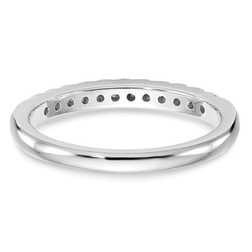 14k White Gold 1/4 ct Lab Grown Diamond VS/SI+ G+ Complete Wedding Band